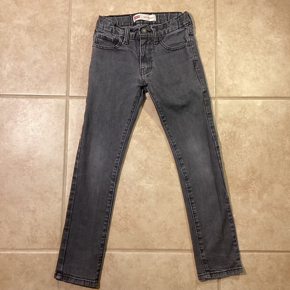510 Skinny Gray Denim Jeans Boys Size 10 Regular